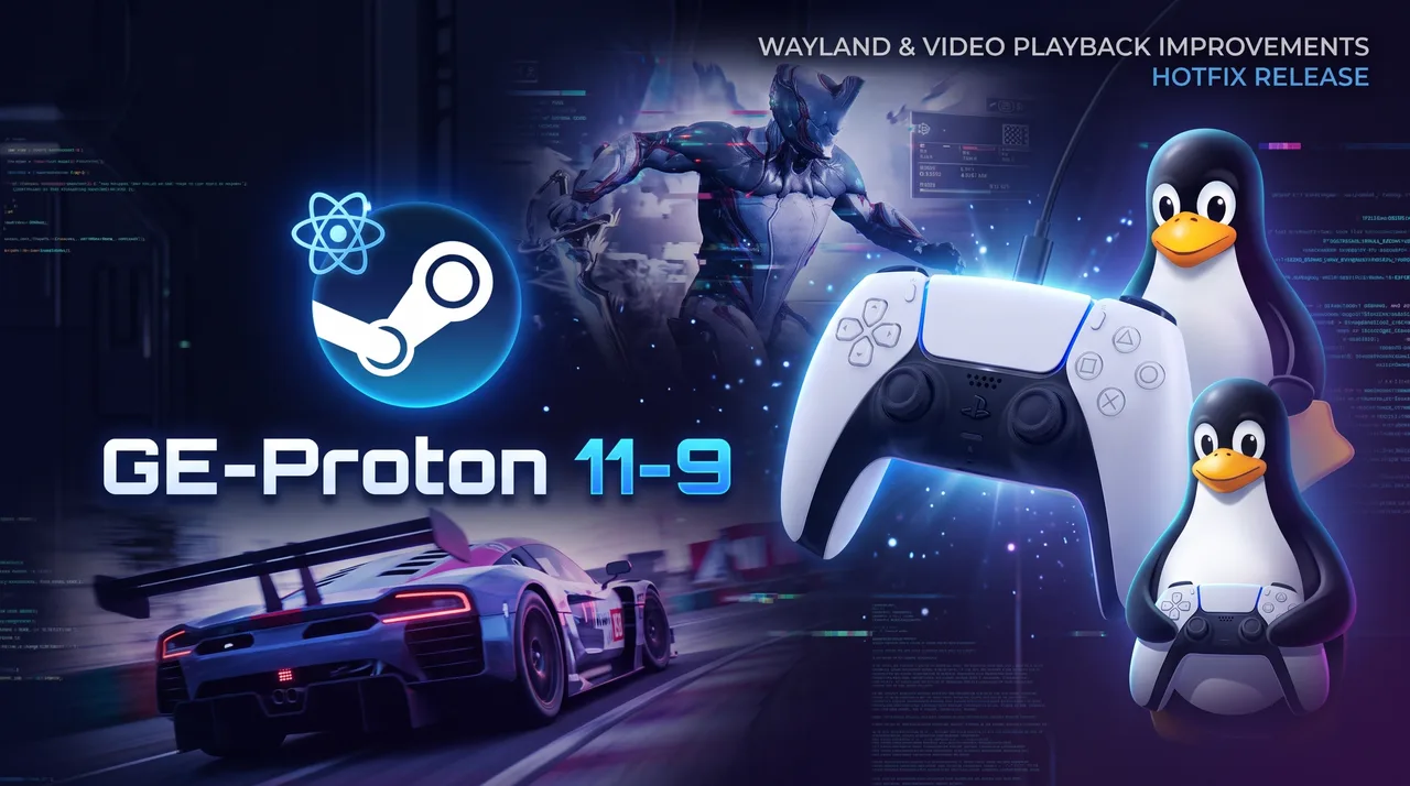 GE-Proton 11-9: Mejoras clave en Wayland y juegos